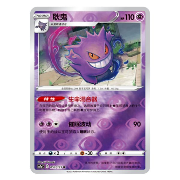 Gengar CS1aC D 053 135 R Flash