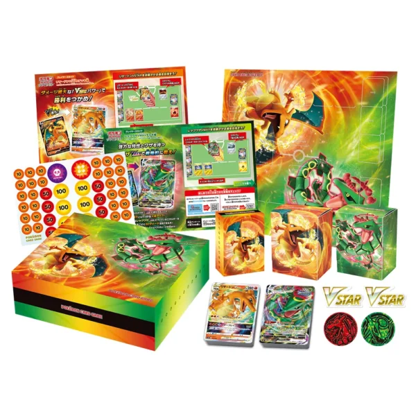 Pokémon TCG Special Deck Set Charizard VSTAR vs Rayquaza VMAX